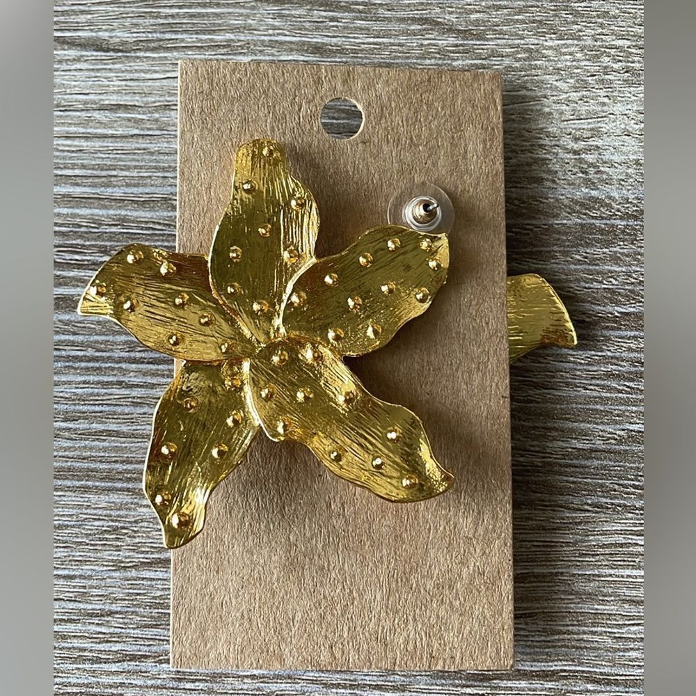 Zara star stud earrings A29 - Picture 5 of 5